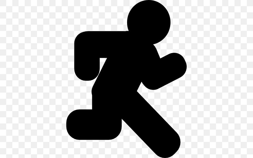 Symbol Running Sport, PNG, 512x512px, Symbol, Black And White, Finger, Hand, Human Behavior Download Free