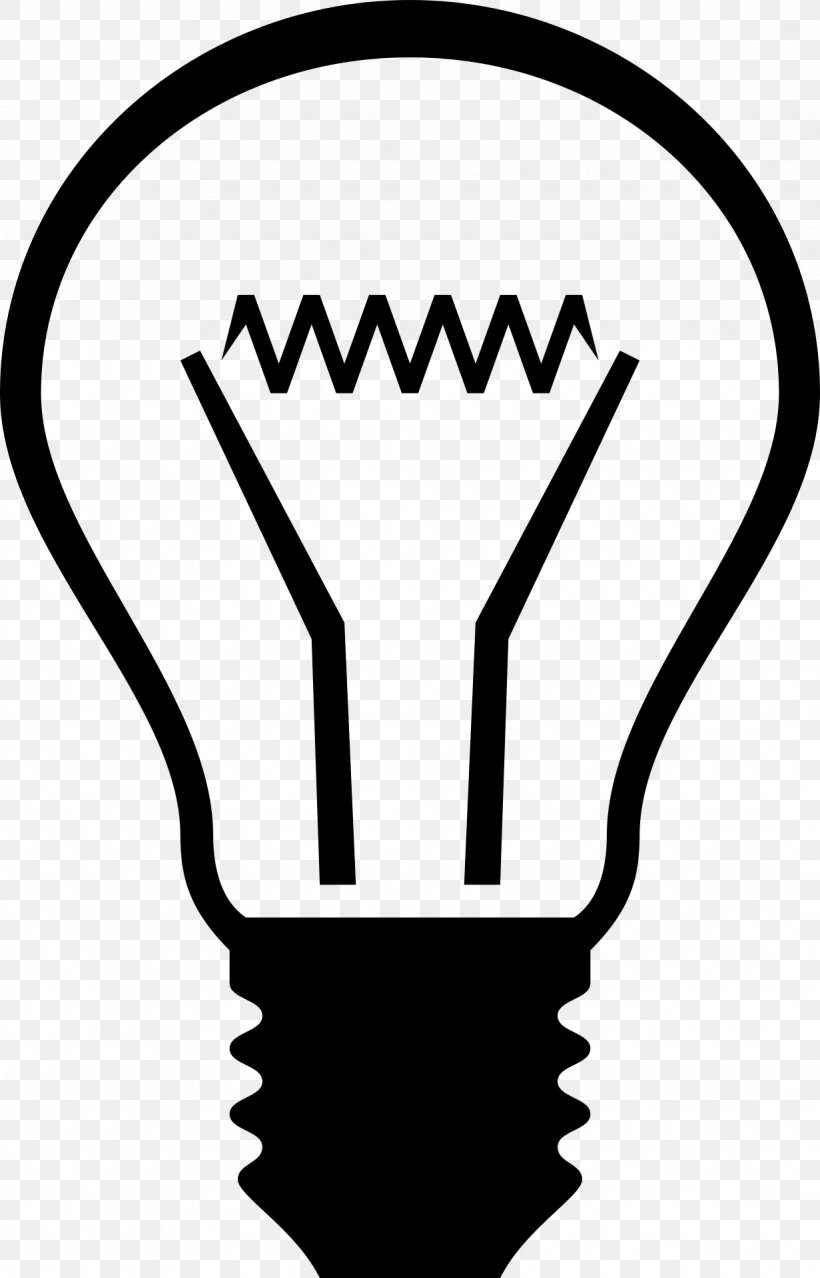 Incandescent Light Bulb Lamp Clip Art, PNG, 1231x1920px, Light, Artwork, Black, Black And White, Electric Light Download Free