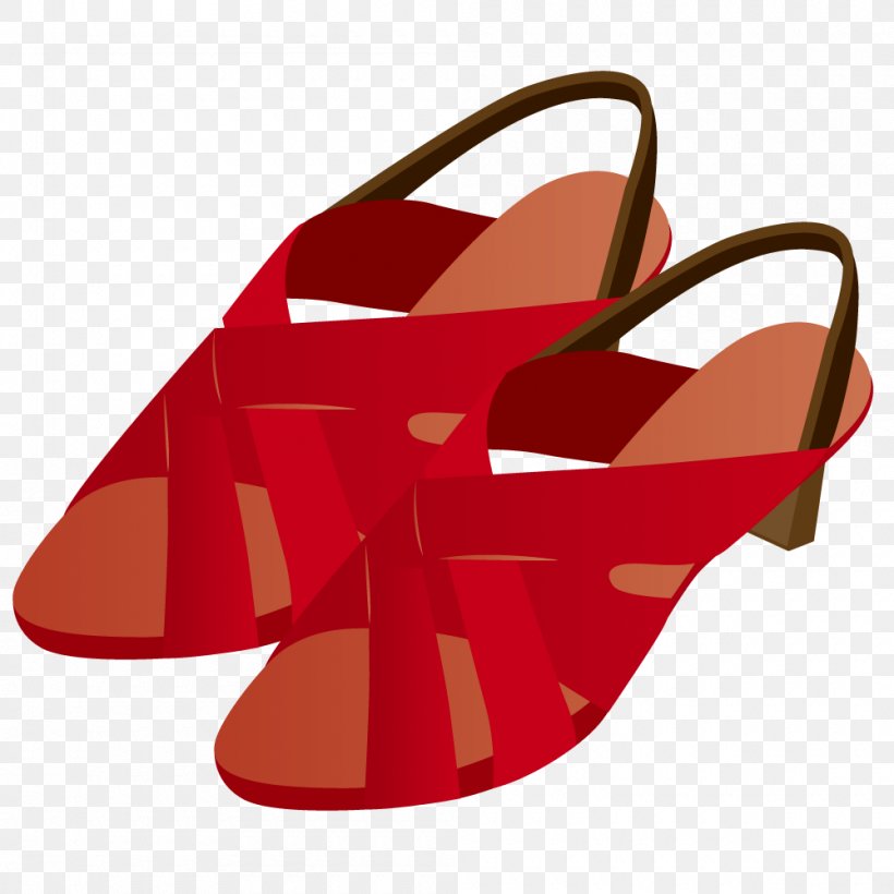 Woman Sandle Clipart., PNG, 1000x1000px, Flipflops, Flip Flops, Footwear, High Heeled Footwear, Highheeled Shoe Download Free
