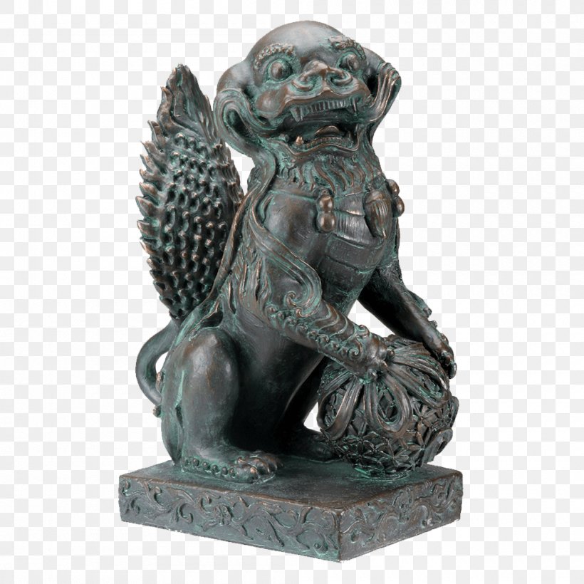 Chinese Guardian Lions Bulldog Sculpture Feng Shui, PNG, 1000x1000px, Lion, Animal, Artifact, Bronze, Bronze Sculpture Download Free