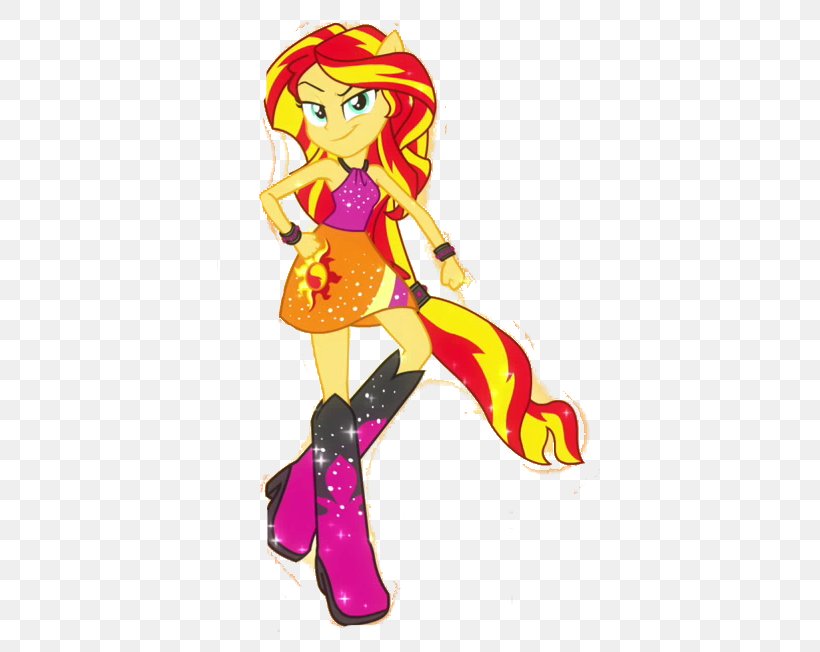 Sunset Shimmer My Little Pony: Equestria Girls Twilight Sparkle, PNG, 386x652px, Watercolor, Cartoon, Flower, Frame, Heart Download Free