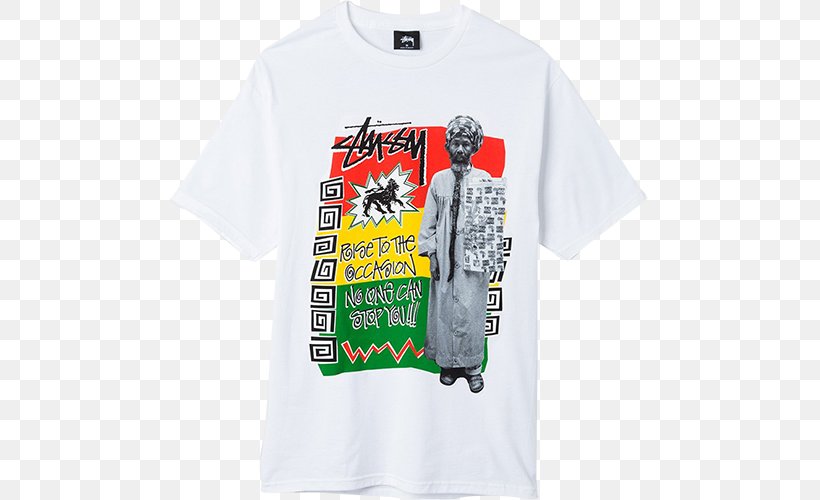 T-shirt Clothing White Stüssy, PNG, 500x500px, Tshirt, Active Shirt, Brand, Clothing, Clothing Sizes Download Free