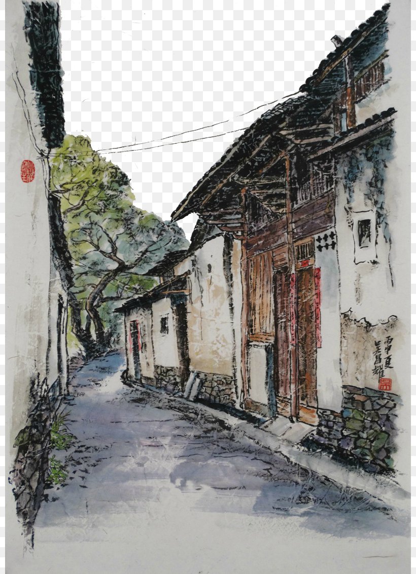 Towns Of The Peoples Republic Of China Fengjing Heshun Town Street, PNG, 800x1133px, Fengjing, Alley, Designer, Facade, Heshun Town Download Free