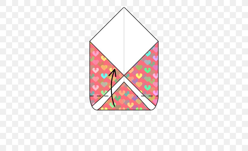 Triangle Origami How-to Pattern, PNG, 500x500px, Triangle, Animated Film, Area, Envelope, Howto Download Free