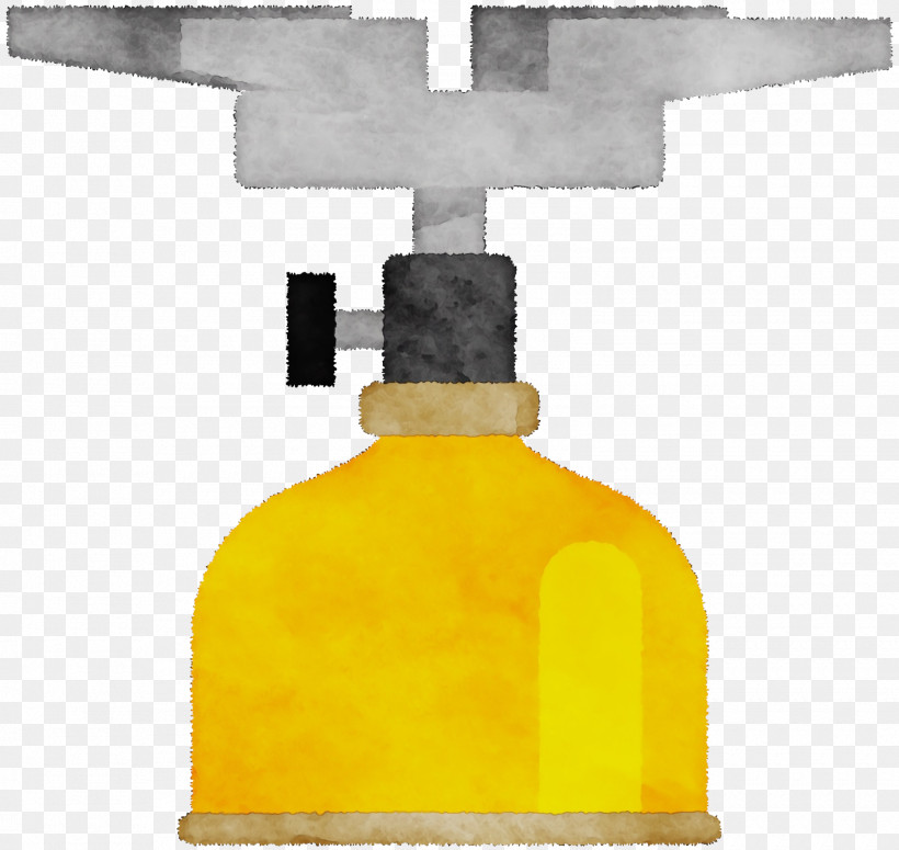 Yellow Bottle, PNG, 1600x1514px, Watercolor, Bottle, Paint, Wet Ink, Yellow Download Free