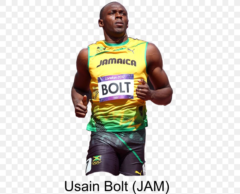 Usain Bolt Athlete 2012 Summer Olympics, PNG, 400x662px, 100 Metres, Usain Bolt, Advertising, Athlete, Athletics Download Free