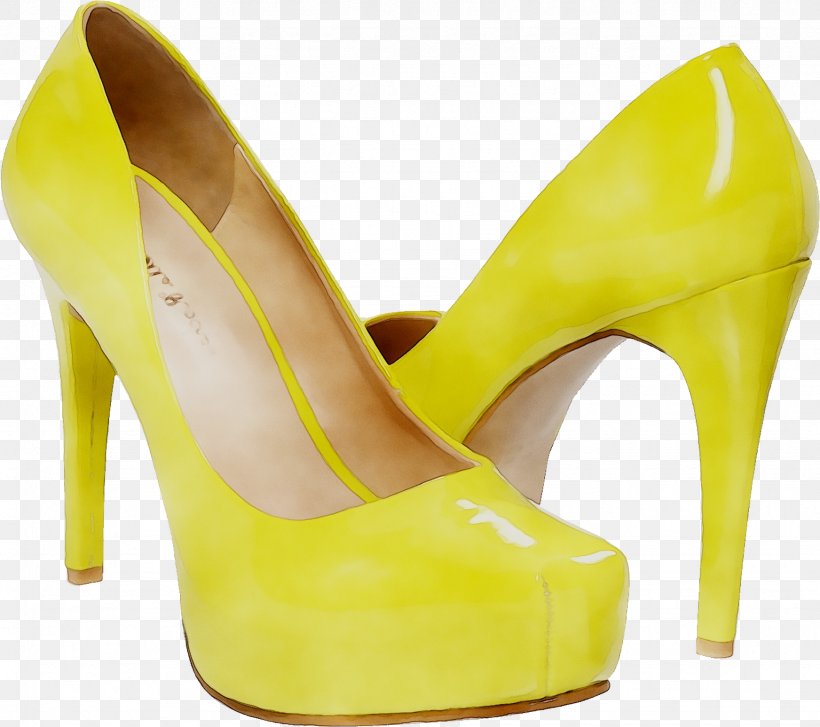 Yellow Heel Product Design Shoe, PNG, 1744x1547px, Yellow, Basic Pump ...