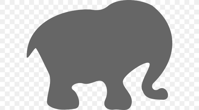 African Elephant Whiskers Silhouette Elephantidae, PNG, 600x457px, African Elephant, Bear, Big Cats, Black, Black And White Download Free