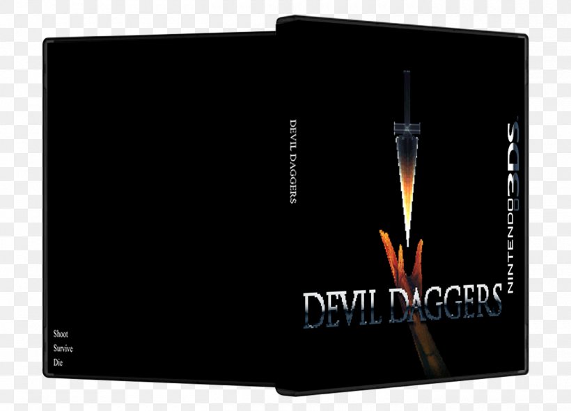 Devil Daggers VGBoxArt Nintendo 3DS Video Game, PNG, 1400x1010px, Devil Daggers, Art, Book Cover, Box, Brand Download Free