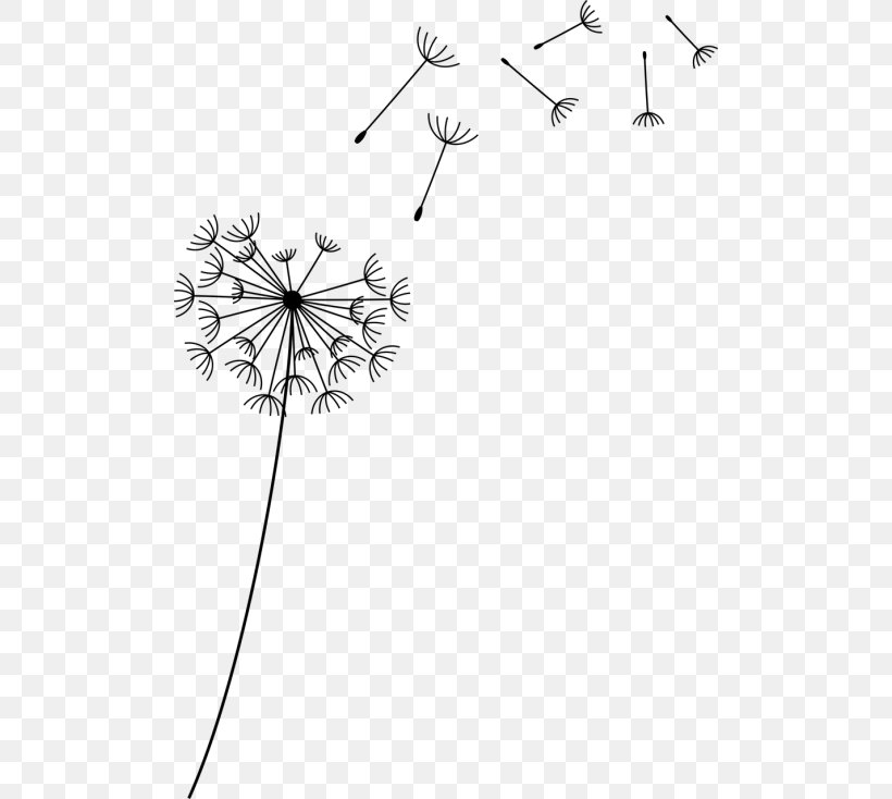 Drawing Of Family, PNG, 500x734px, Drawing, Blackandwhite, Common Dandelion, Daisy Family, Dandelion Download Free