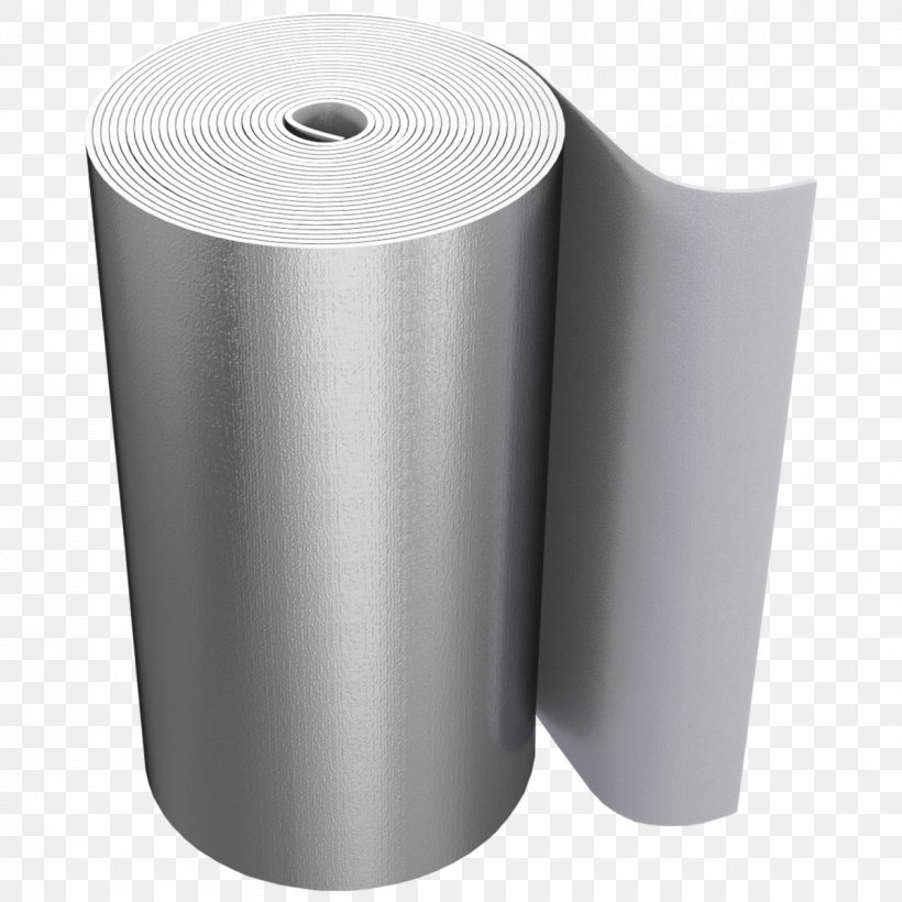 Рулон Material Aislante Térmico Вспененный полиэтилен Foil, PNG, 1200x1200px, Material, Aluminium, Coating, Cylinder, Drywall Download Free