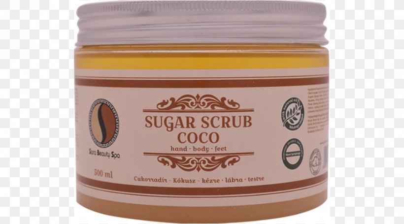 Sugar Cream Exfoliation Massage Flavor, PNG, 900x500px, Sugar, Cocoa Butter, Coconut Oil, Cream, Essential Oil Download Free