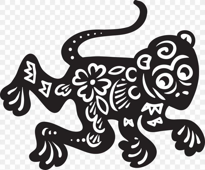 Chinese Zodiac Monkey Chinese New Year Clip Art, PNG, 3000x2497px, Chinese Zodiac, Art, Big Cats, Black, Black And White Download Free
