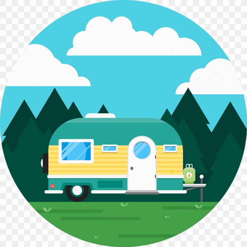 Caravan Recreational Vehicle Camping Icon, PNG, 1500x1500px, Car, Animation, Area, Brand, Campervans Download Free
