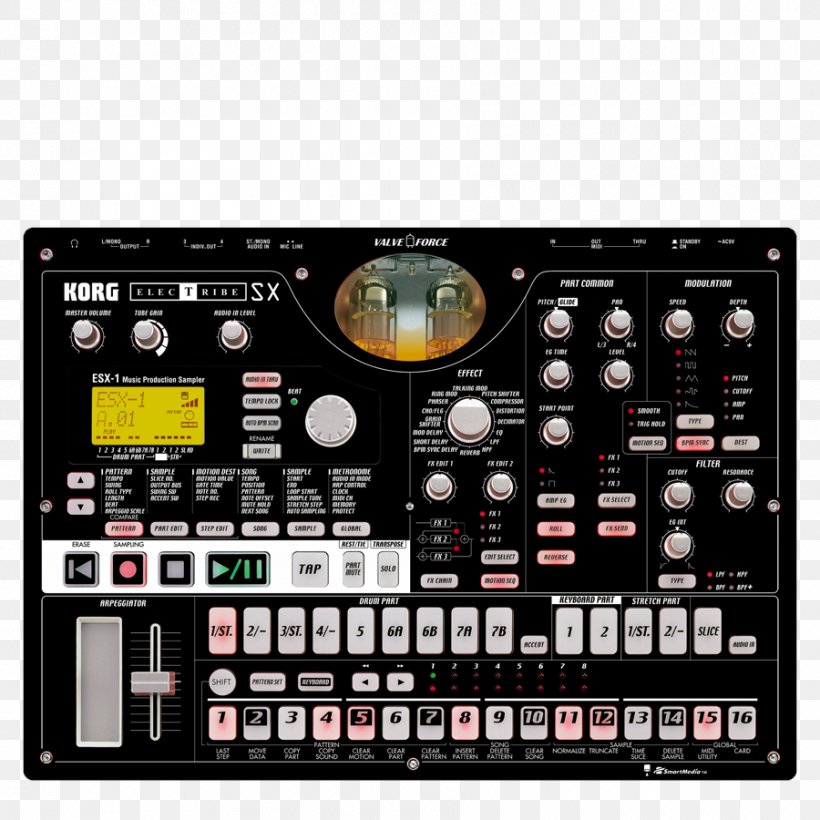 Electribe Korg Sampler Groovebox Sound Synthesizers, PNG, 900x900px, Watercolor, Cartoon, Flower, Frame, Heart Download Free