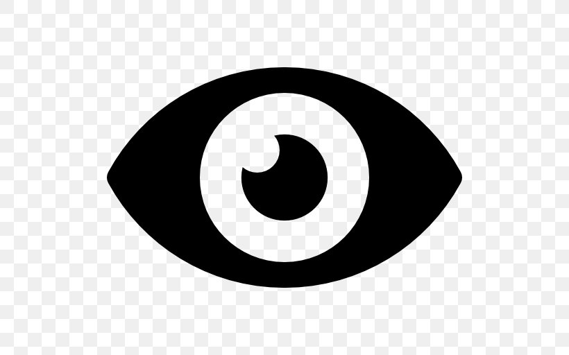 Eye Pupil, PNG, 512x512px, Icon Design, Black, Black And White, Button, Information Download Free
