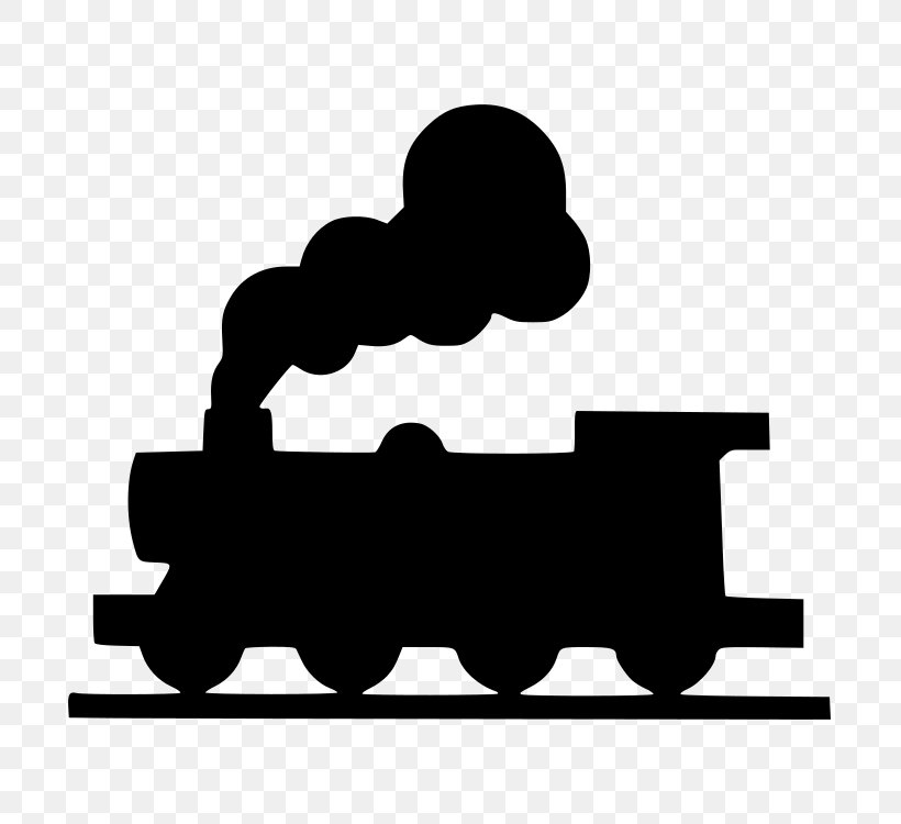 Rail Transport Train Track Locomotive, PNG, 750x750px, Rail Transport, Area, Black, Black And White, Highspeed Rail Download Free