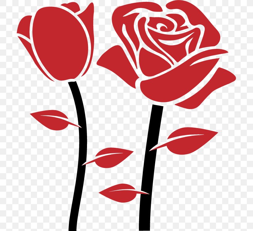 Rose Flower Clip Art, PNG, 711x747px, Rose, Artwork, Black And White, Black Rose, Cut Flowers Download Free