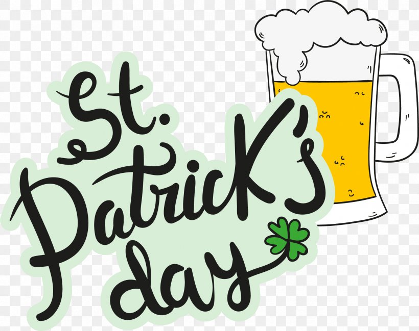 Saint Patrick's Day Drink Party Cup, PNG, 1829x1449px, Saint Patrick S Day, Area, Art, Brand, Calligraphy Download Free