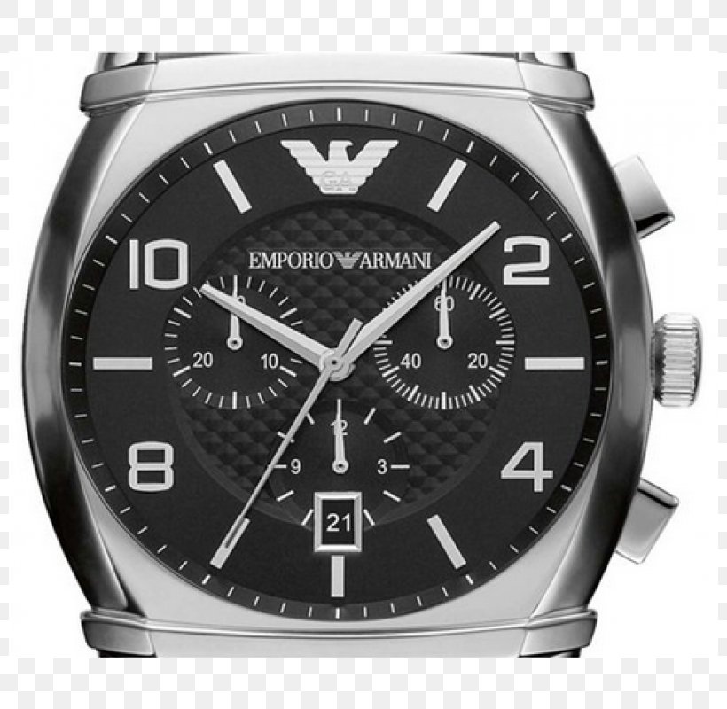 Watch Emporio Armani AR2448 Chronograph Jewellery, PNG, 800x800px, Watch, Armani, Black And White, Black Leather Strap, Brand Download Free