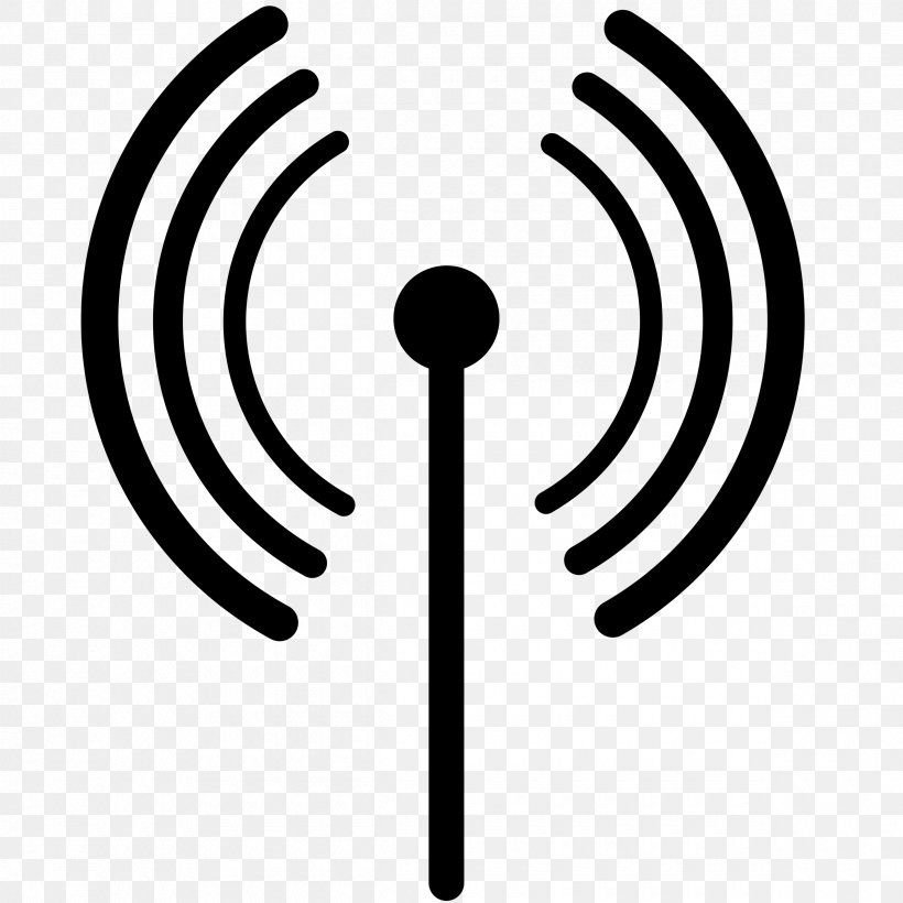 Wi-Fi Hotspot Symbol Clip Art, PNG, 2400x2400px, Wifi, Aerials, Black And White, Hotspot, Internet Download Free