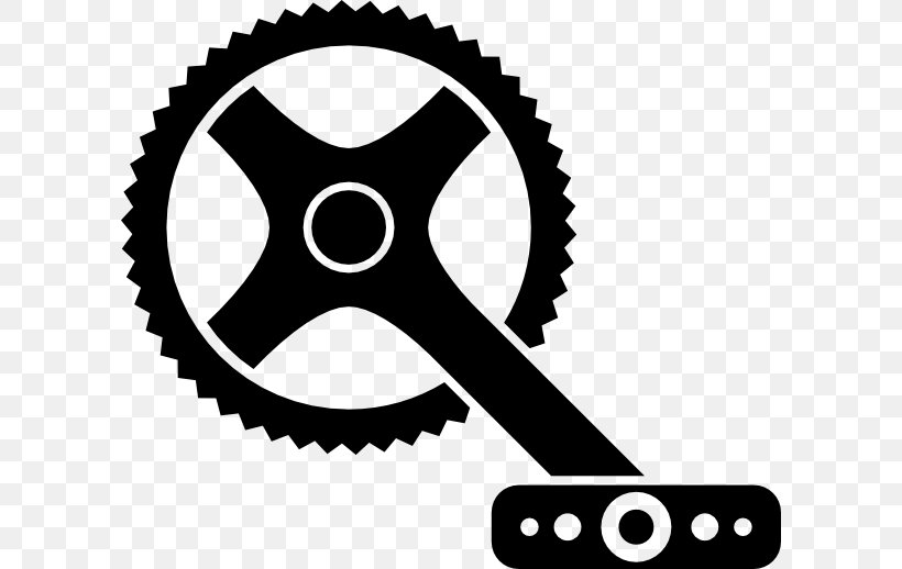 Bicycle Cranks Winch Bicycle Gearing Clip Art, PNG, 600x518px, Bicycle