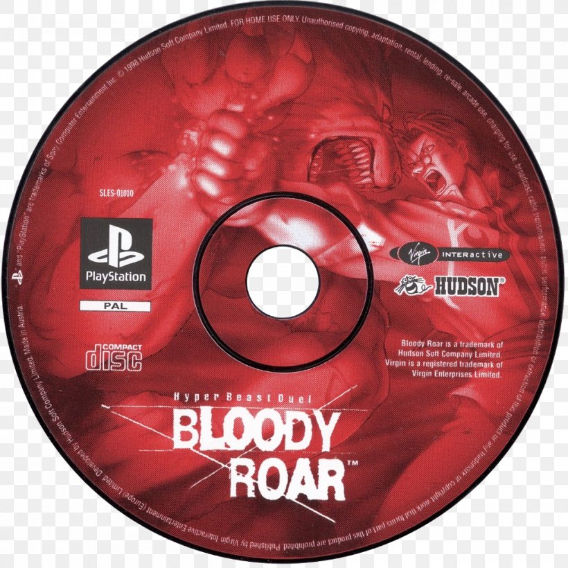 Compact Disc Bloody Roar DaVIP & Encode Brand, PNG, 1000x1000px, Compact Disc, Animal, Bloody Roar, Brand, Database Download Free