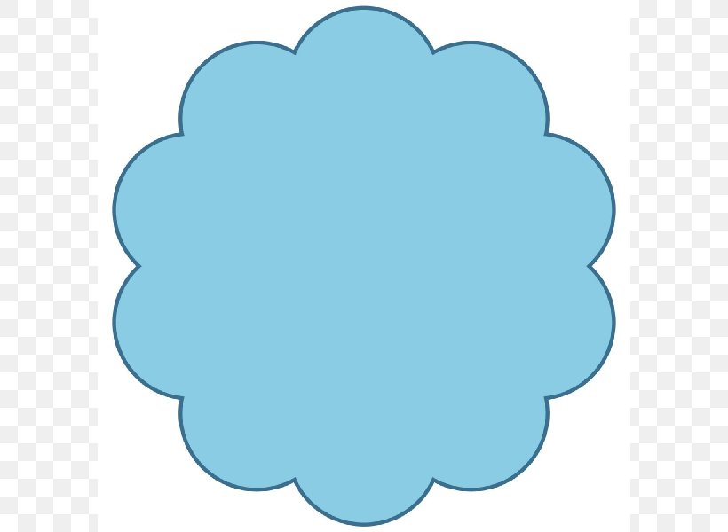 Scallop Circle Template Clip Art, PNG, 600x600px, Scallop, Aqua, Blue, Cloud, Free Content Download Free