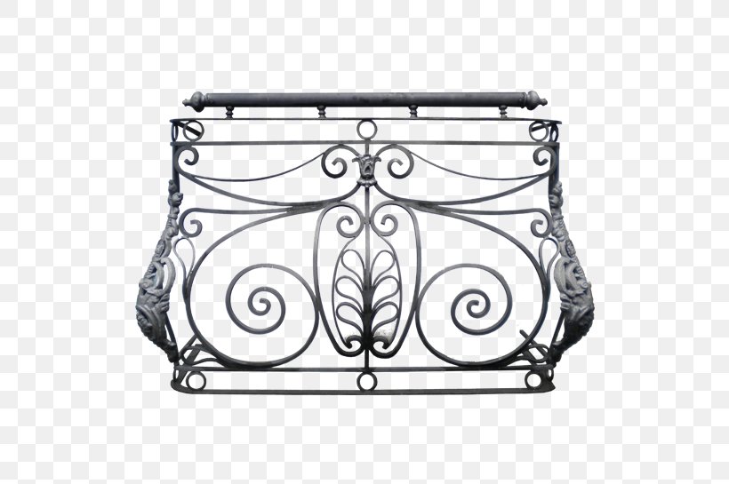 Balcony Grille Fence, PNG, 520x545px, Balcony, Area, Awning, Black And White, Blacksmith Download Free