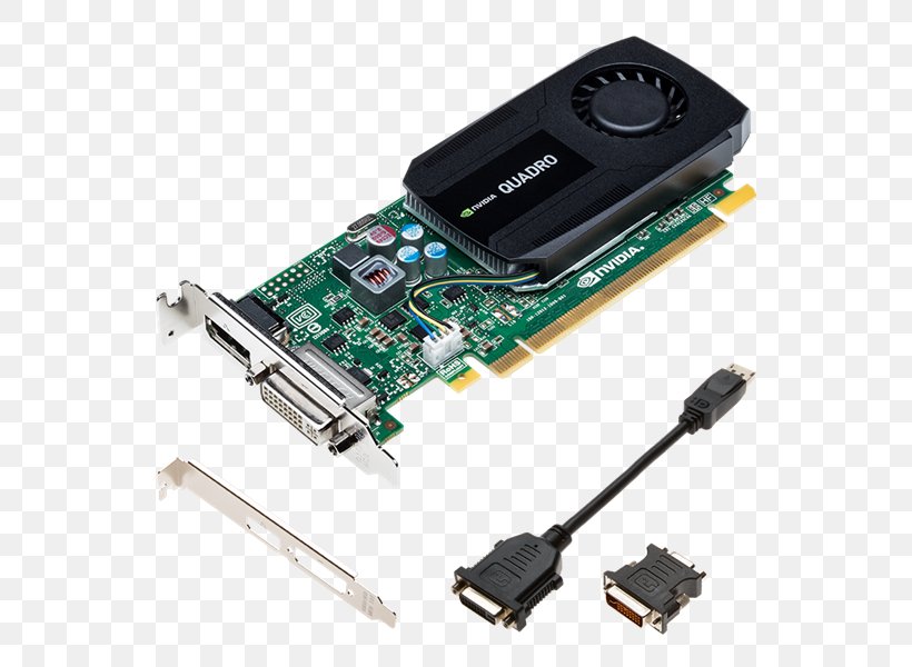 Graphics Cards & Video Adapters NVIDIA Quadro K420 Digital Visual Interface, PNG, 600x600px, 3d Computer Graphics, Graphics Cards Video Adapters, Computer, Computer Component, Computer Hardware Download Free
