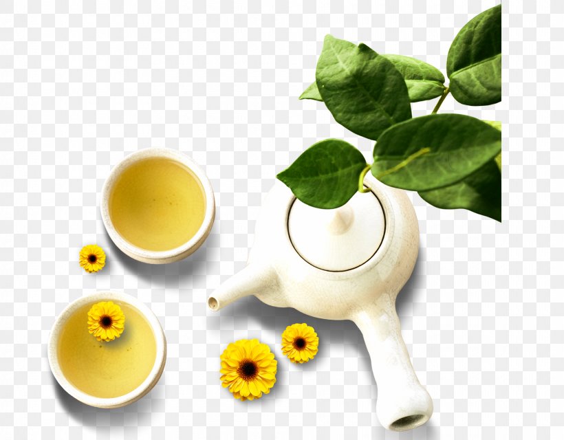 Green Tea Chrysanthemum Tea Teapot Japanese Tea Ceremony, PNG, 1920x1500px, Tea, Advertising, Alternative Medicine, Chinese Tea, Chrysanthemum Tea Download Free