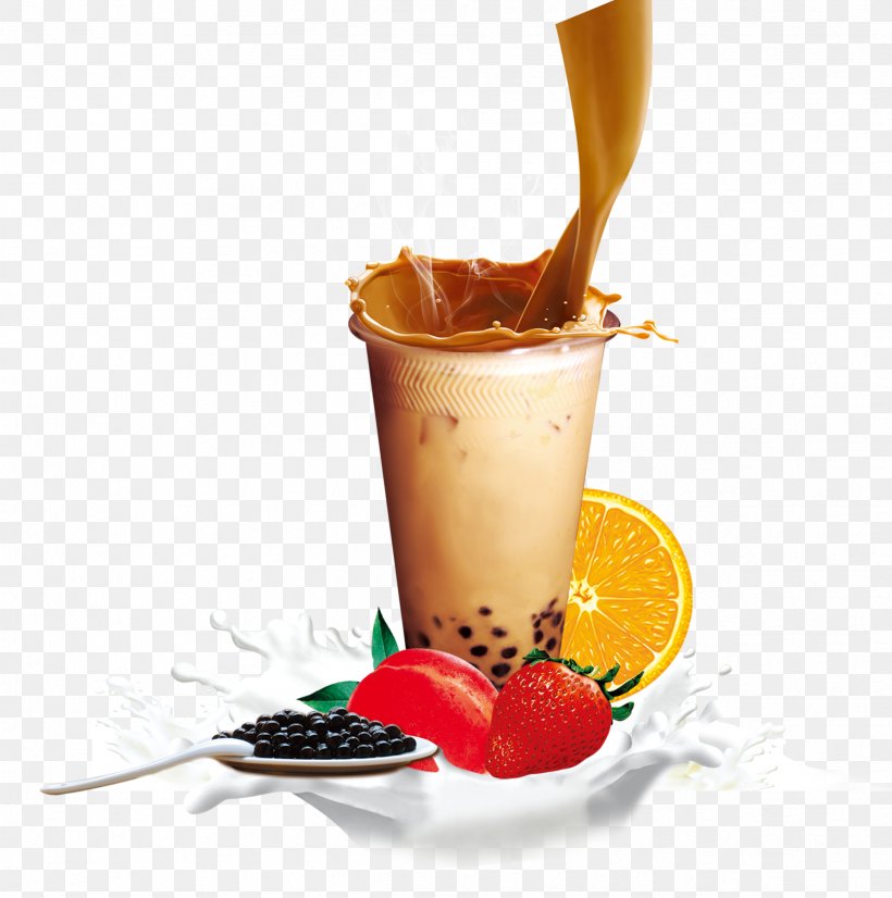 Hong Kong-style Milk Tea Juice Bubble Tea, PNG, 2432x2450px, Tea, Black Tea, Bubble Tea, Coffee Cup, Cup Download Free