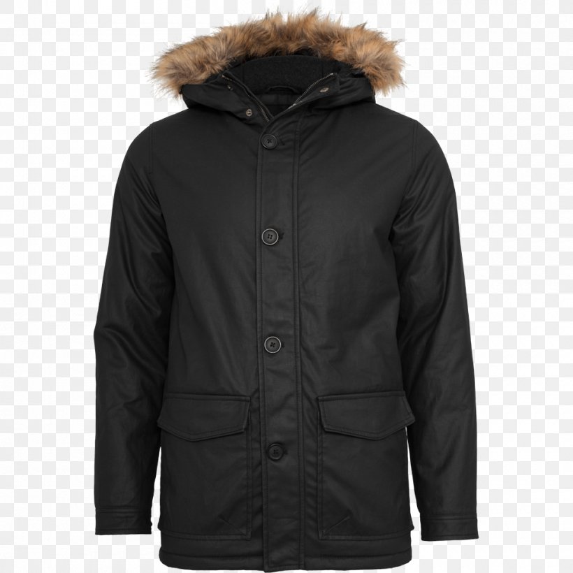 T-shirt Jacket Coat Parka Puma, PNG, 1000x1000px, Tshirt, Black, Clothing, Coat, Fur Download Free