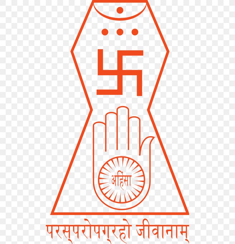 Jainism Jain Symbols Religion Digambara Jain Philosophy, PNG, 500x849px, Jainism, Ahimsa, Area, Brand, Clothing Download Free