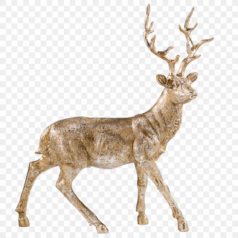 Reindeer White-tailed Deer Elk Antler, PNG, 1000x1000px, Reindeer, Animal, Animal Figure, Antler, Deer Download Free