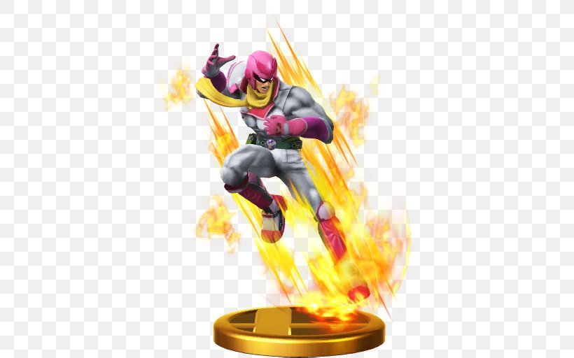 Super Smash Bros. For Nintendo 3DS And Wii U F-Zero Captain Falcon, PNG, 512x512px, Fzero, Action Figure, Captain Falcon, Fictional Character, Figurine Download Free