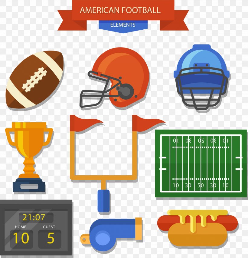American Football Football Helmet Rugby Football Euclidean Vector, PNG, 2685x2791px, American Football, Ball, Cartoon, Communication, Computer Icon Download Free