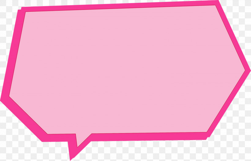 Pink Magenta Line Rectangle Square, PNG, 3000x1922px, Thought Bubble, Line, Magenta, Paint, Pink Download Free