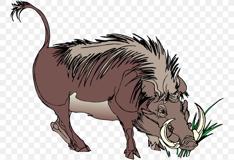 Common Warthog Clip Art, PNG, 750x561px, Common Warthog, Blog, Carnivoran, Cattle Like Mammal, Domestic Pig Download Free