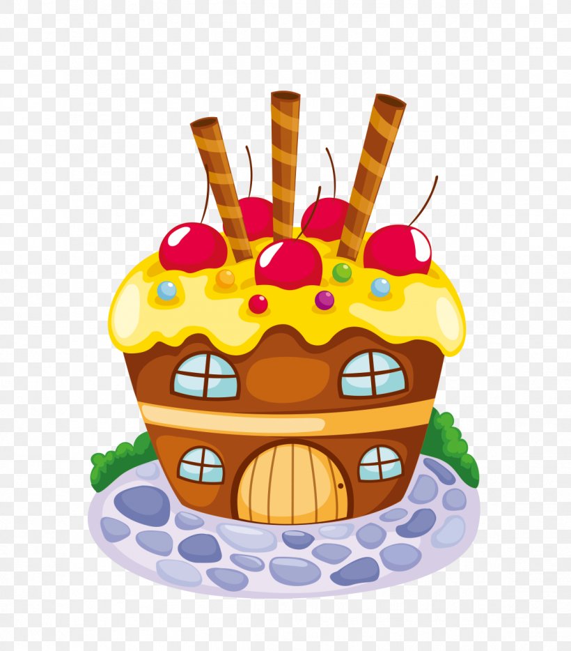 Gingerbread House Cupcake Candy Illustration, PNG, 1146x1306px, Gingerbread House, Cake, Candy, Cookie, Cuisine Download Free