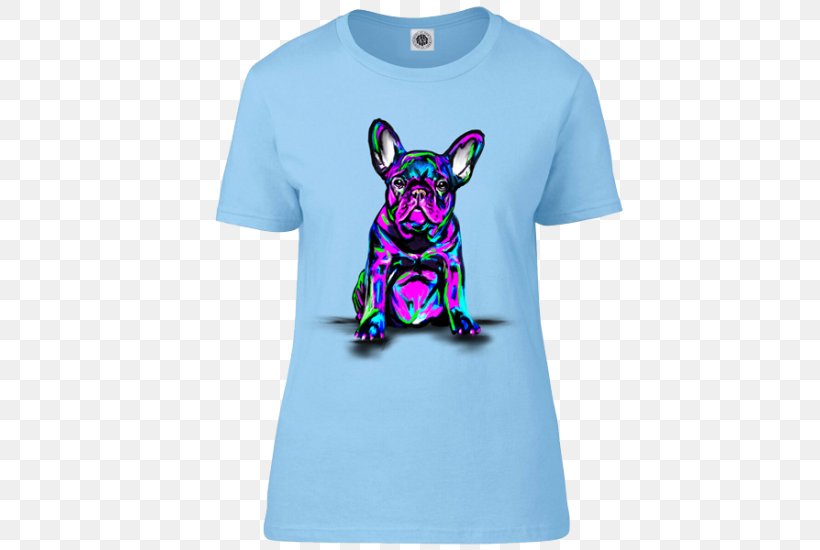 Long-sleeved T-shirt Hoodie Top, PNG, 500x550px, Tshirt, Blue, Clothing, Clothing Sizes, Dog Like Mammal Download Free