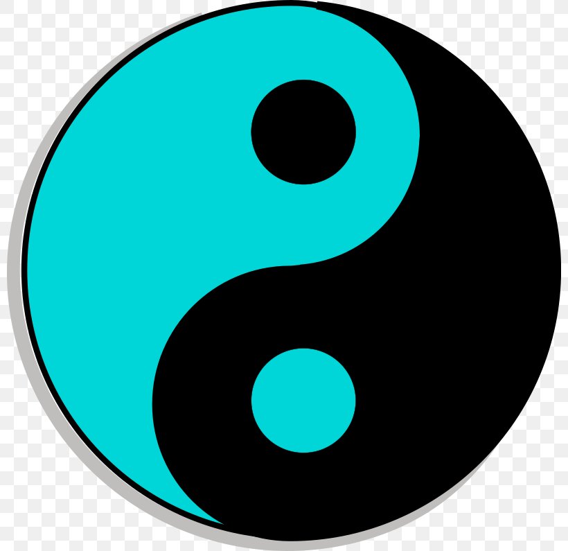 Yin And Yang Chinese Dragon Clip Art, PNG, 800x795px, Yin And Yang, Aqua, Chinese Dragon, Green, Public Domain Download Free