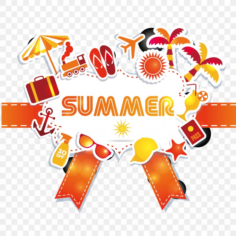 Summer Vacation Icon, PNG, 1181x1181px, Summer, Area, Logo, Orange, Scalable Vector Graphics Download Free