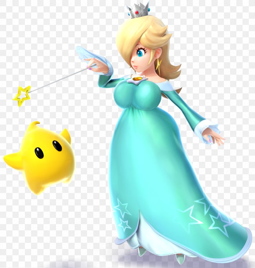 Super Smash Bros. For Nintendo 3DS And Wii U Rosalina Mario Bros. Super Mario Galaxy, PNG, 1074x1128px, Wii U, Doll, Fictional Character, Figurine, Mario Download Free