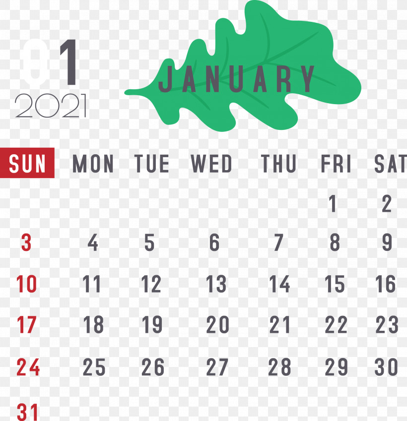 January 2021 Printable Calendar January Calendar, PNG, 2897x3000px, 2021 Calendar, January, Calendar System, Digital Media Player, Geometry Download Free