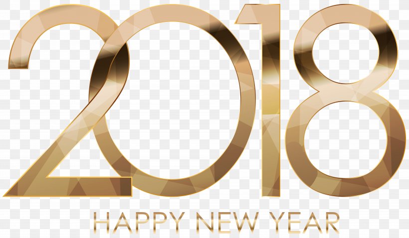 2018 Happy New Year Gold, PNG, 8000x4670px, New Year, Brand, Christmas, Holiday, January Download Free