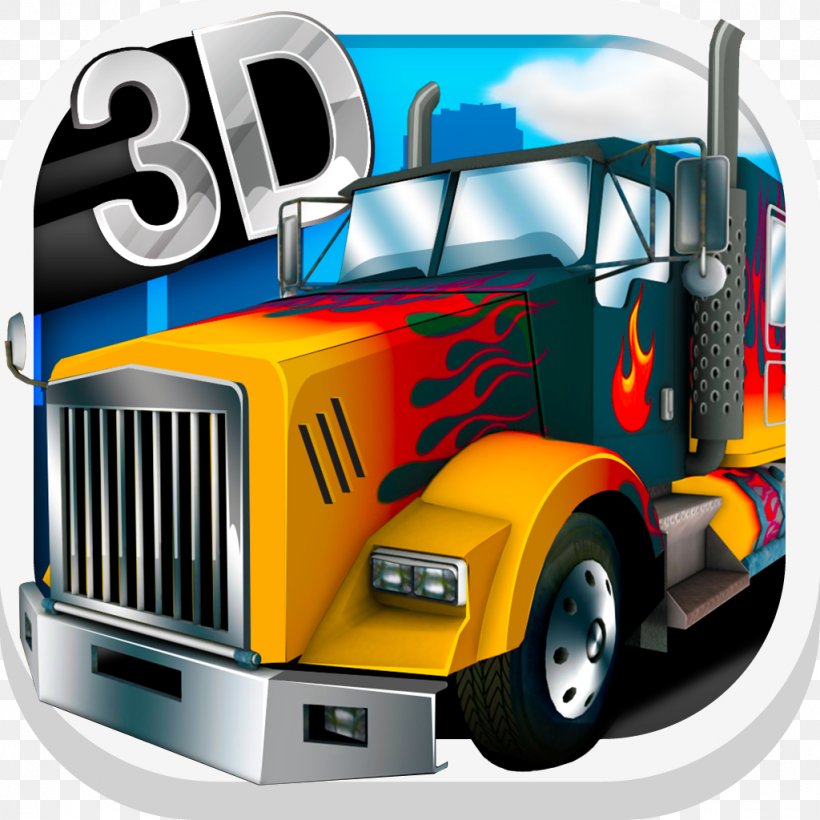 American Truck Simulator Car 3d Game 3D Driving Simulator, PNG, 1024x1024px, 3d Computer Graphics, 3d Driving Simulator, 3d Game, 3d Truck Parking, American Truck Simulator Download Free