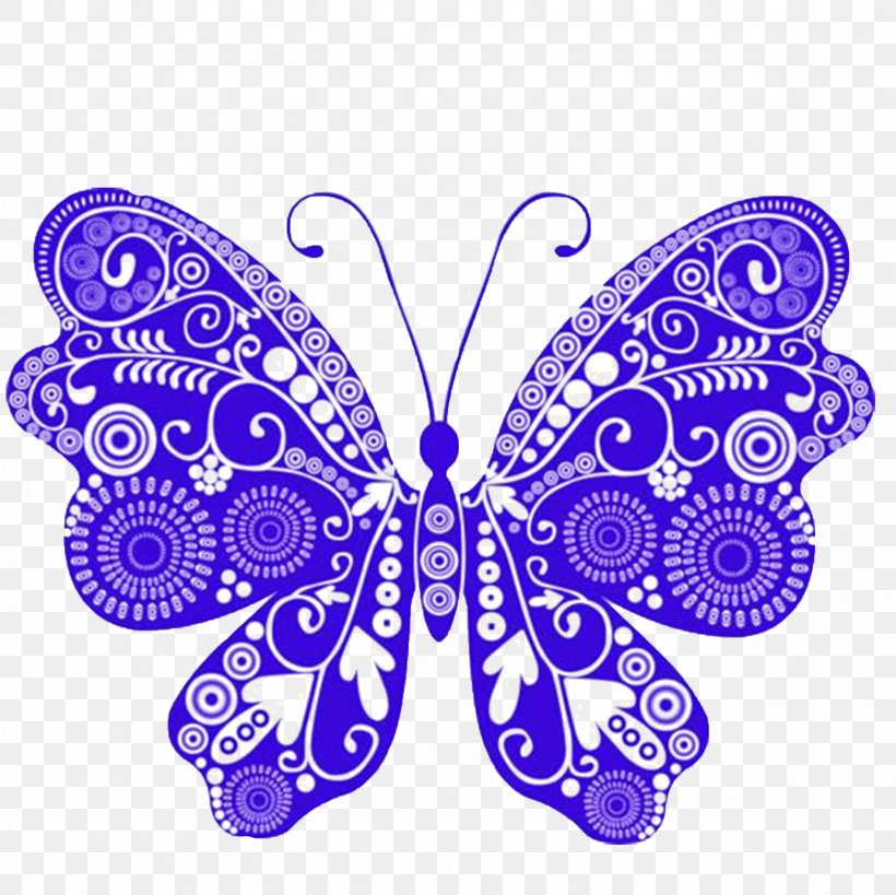 Butterfly Royalty-free Euclidean Vector Clip Art, PNG, 2362x2362px, Butterfly, Brush Footed Butterfly, Insect, Invertebrate, Monarch Butterfly Download Free
