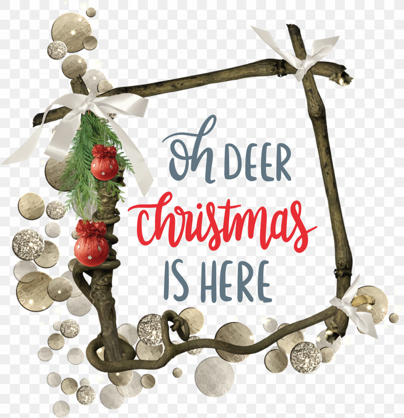 Christmas Deer Winter, PNG, 2895x3000px, Christmas, Christmas Day, Christmas Ornament, Christmas Ornament M, Deer Download Free