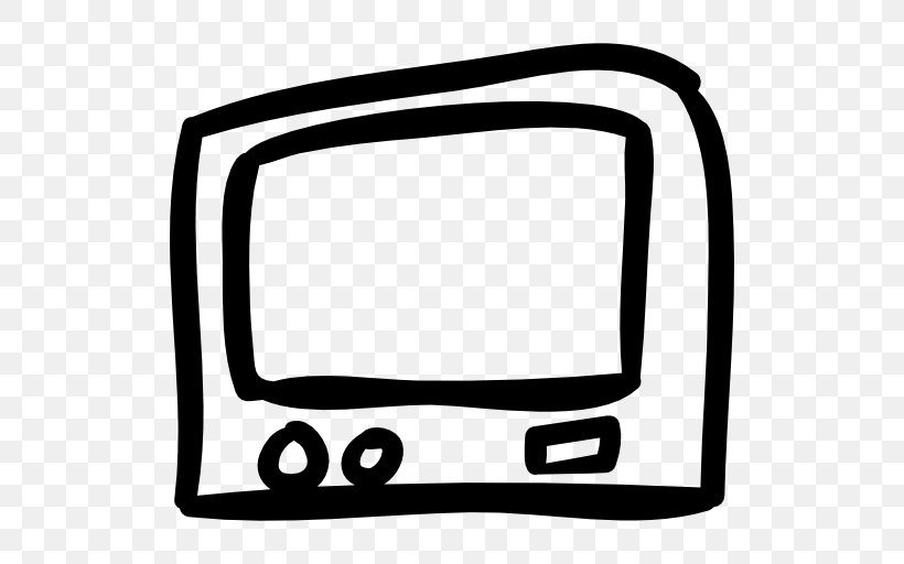 Clip Art, PNG, 512x512px, Television, Area, Black And White, Computer Monitors, Monochrome Photography Download Free
